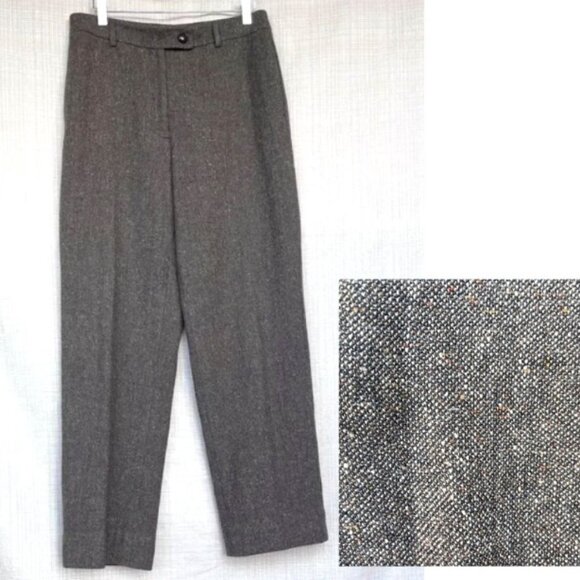Vintage High Waist Pants Italian Wool Cashmere Preppy Equestrian Nomadic Spirit - Picture 1 of 16